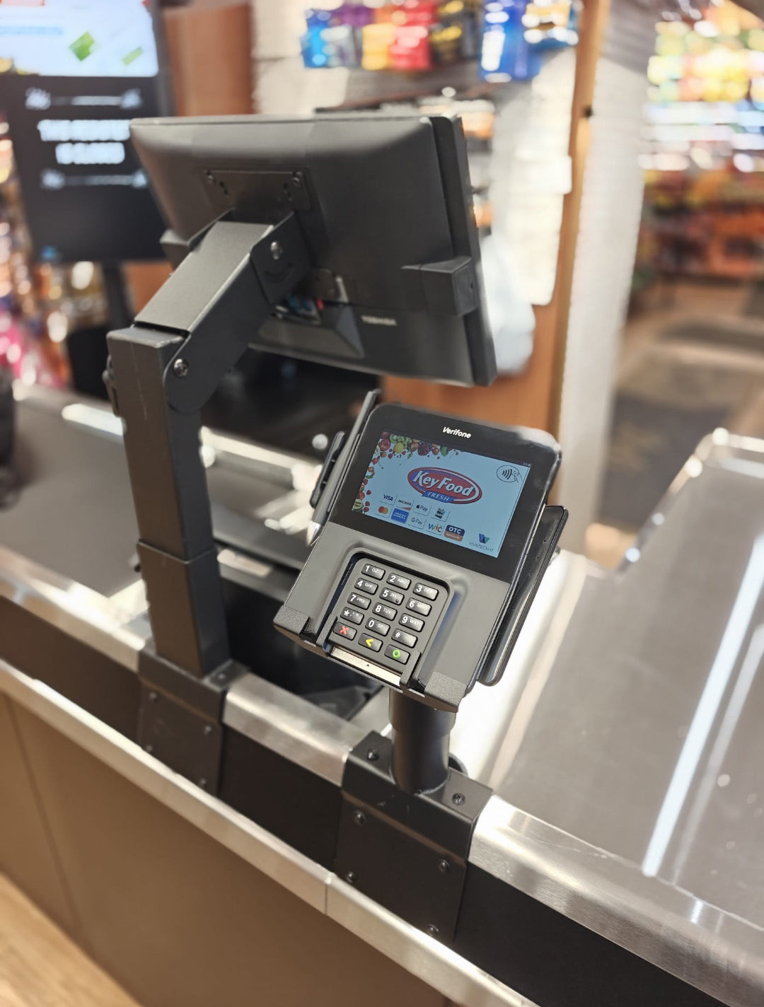 PIN Pad & Screen on Laicor Base Mounts