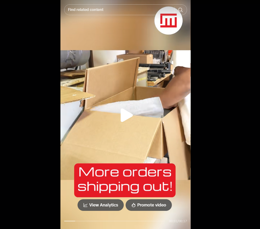 View our reel of in shop orders going out the door!