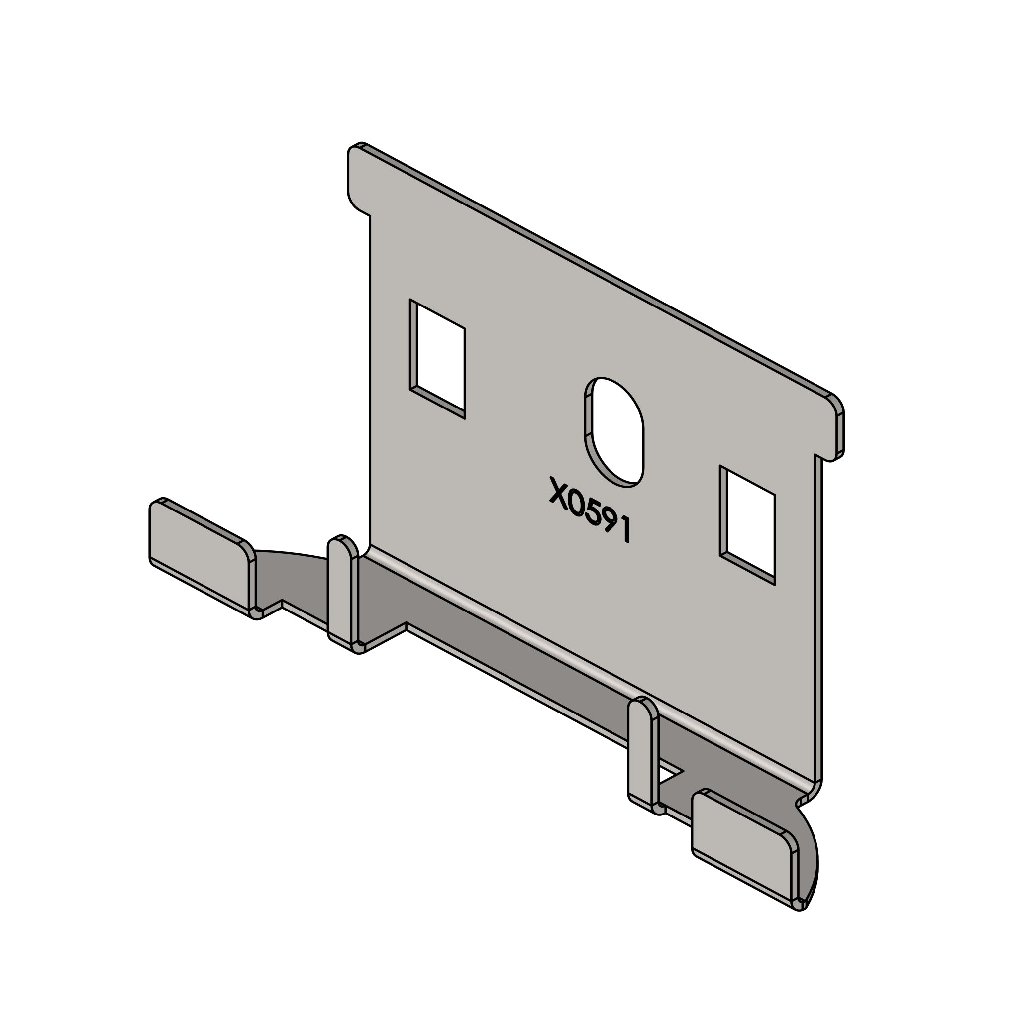 VeriFone M425 Anti-Skimming Bracket
