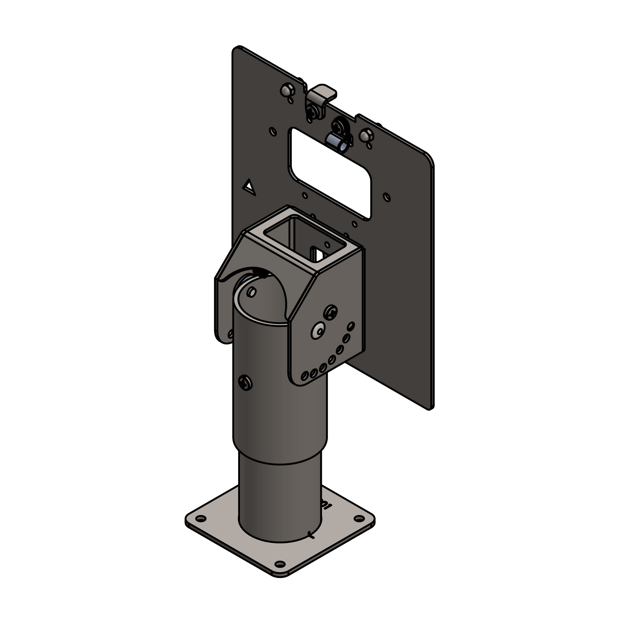 VeriFone MX915 / PAX PX7 Swivel Tilt Mount Assembly