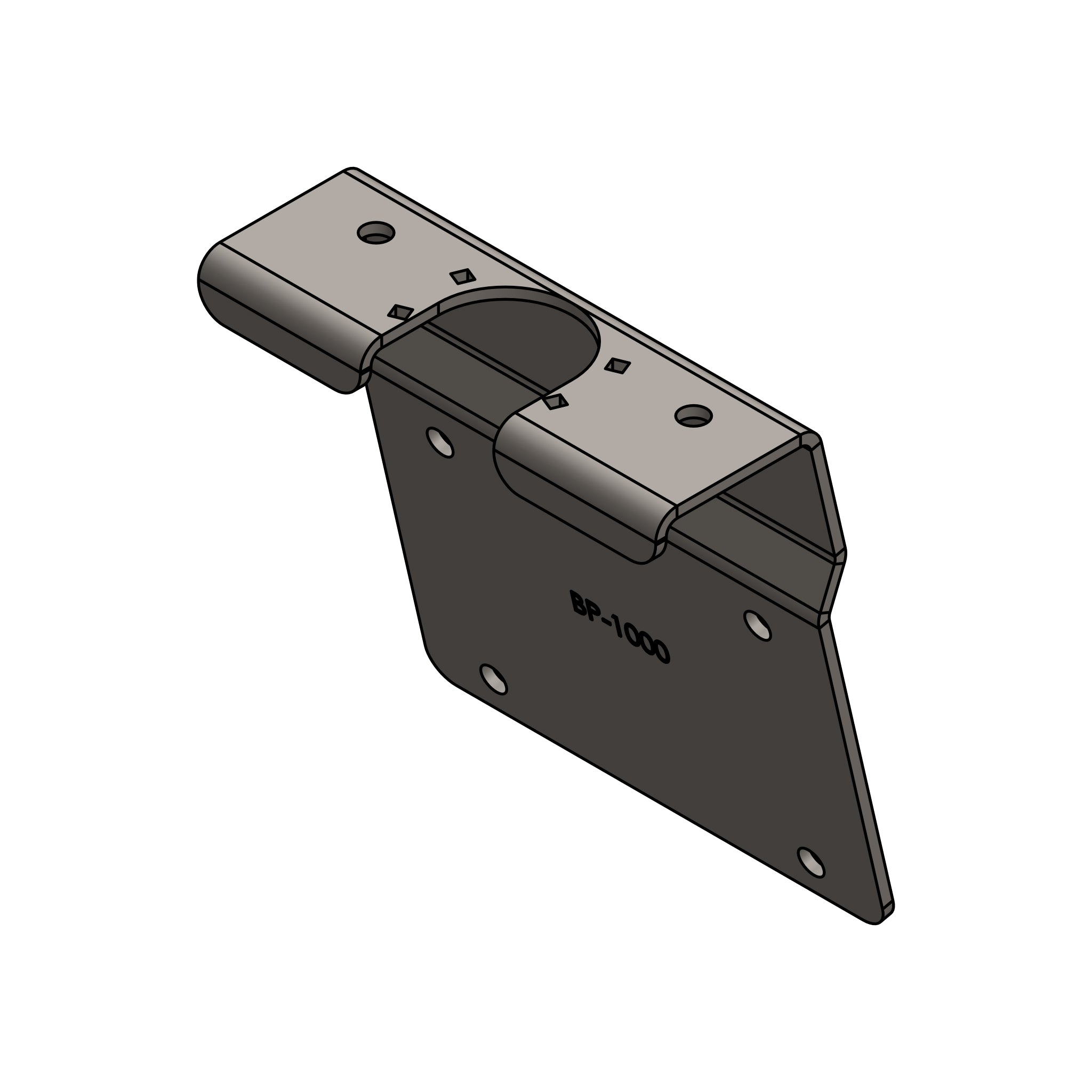 Multi-Pole Laicor Mount Base Plate