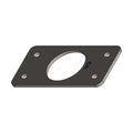 Multi-Pole Rectangular Deck Mount Base Plate