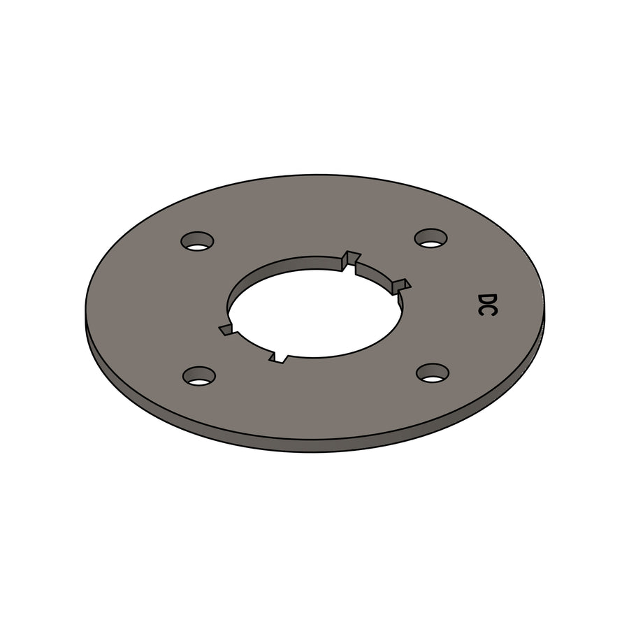 Multi-Pole Circular Deck Mount Base Plate
