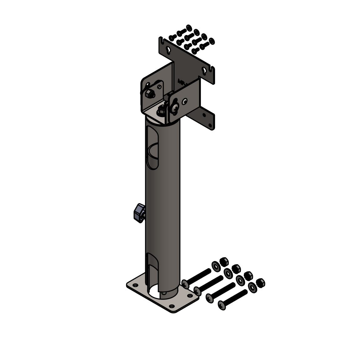 Flat Panel Pedestal - 12"