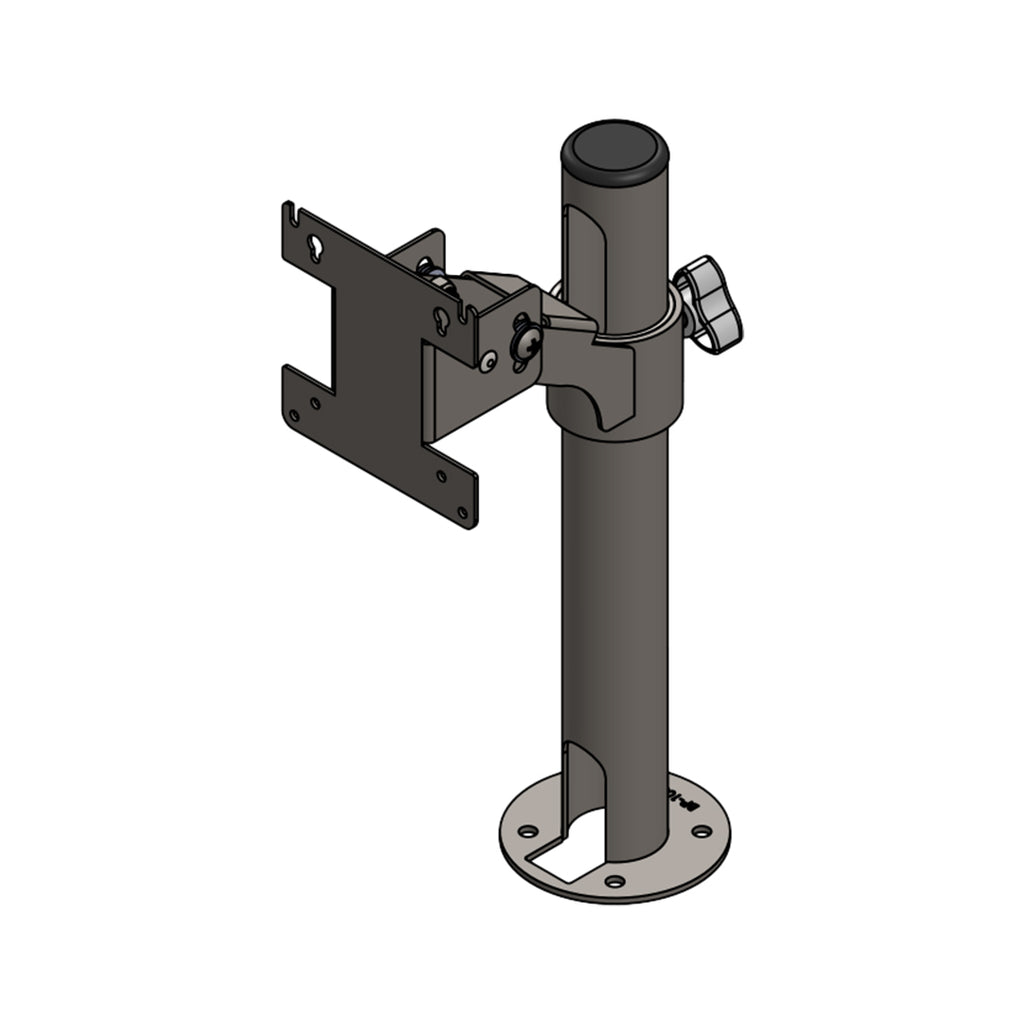 Custom Flat Panel Mount - Black Mini Tex