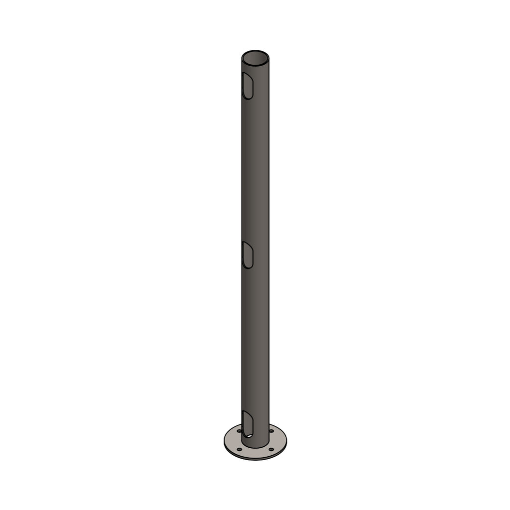 Circular Deck Mount 30" Post