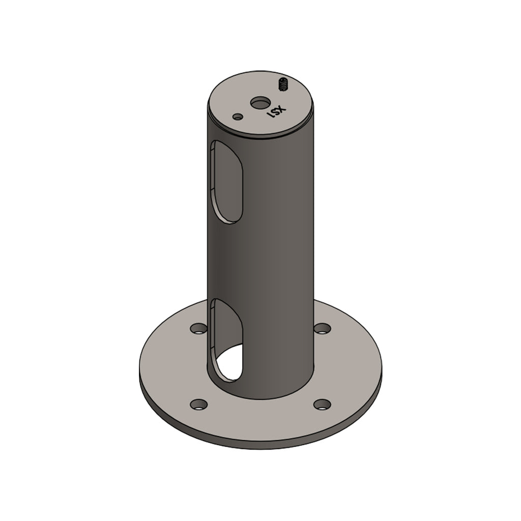 Circular Deck Mount 5" Post