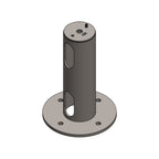 Circular Deck Mount 5" Post