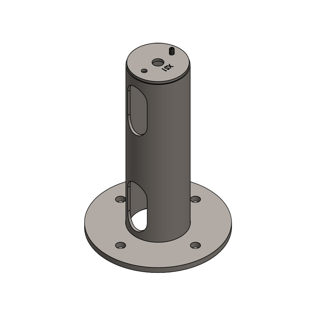 Circular Deck Mount 5" Post