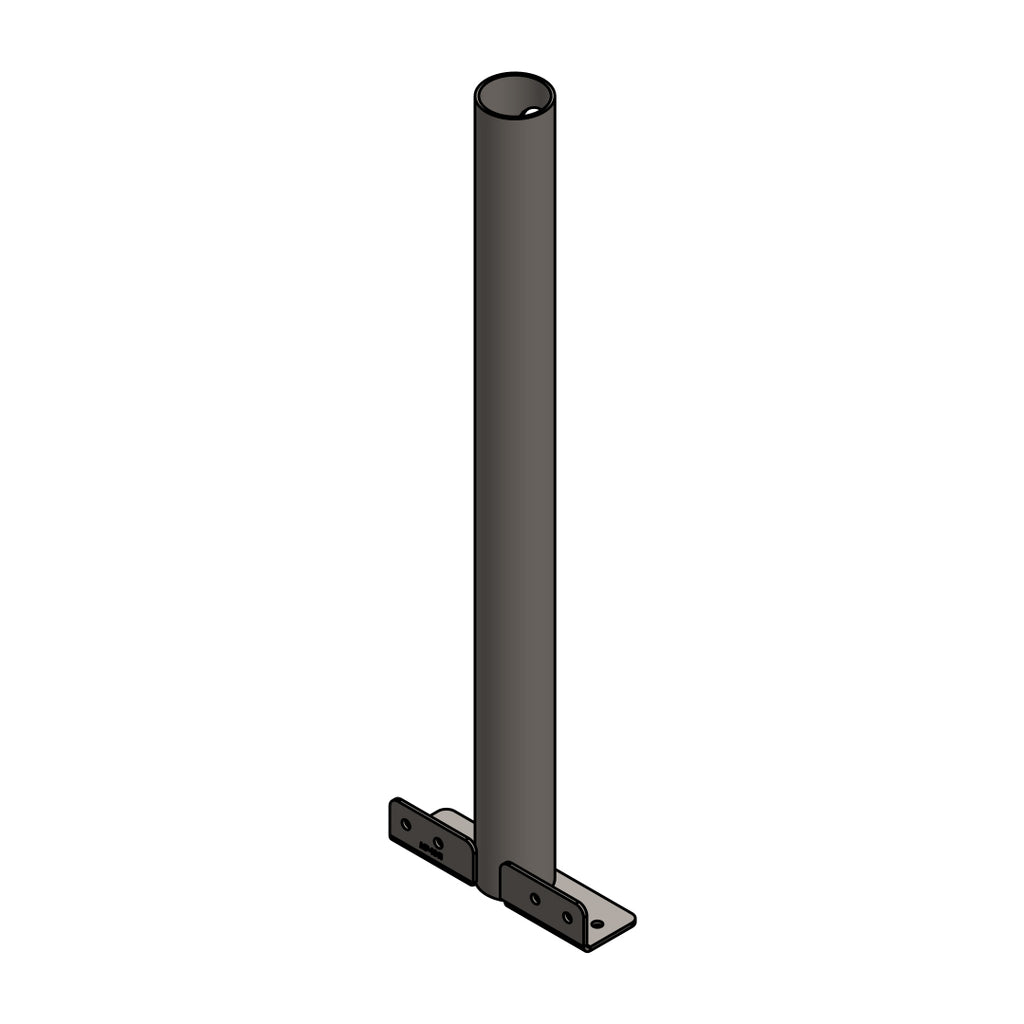 Narrow Deck Mount 21" Post