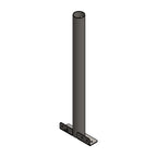Narrow Deck Mount 21" Post