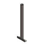 Narrow Deck Mount 24" Post