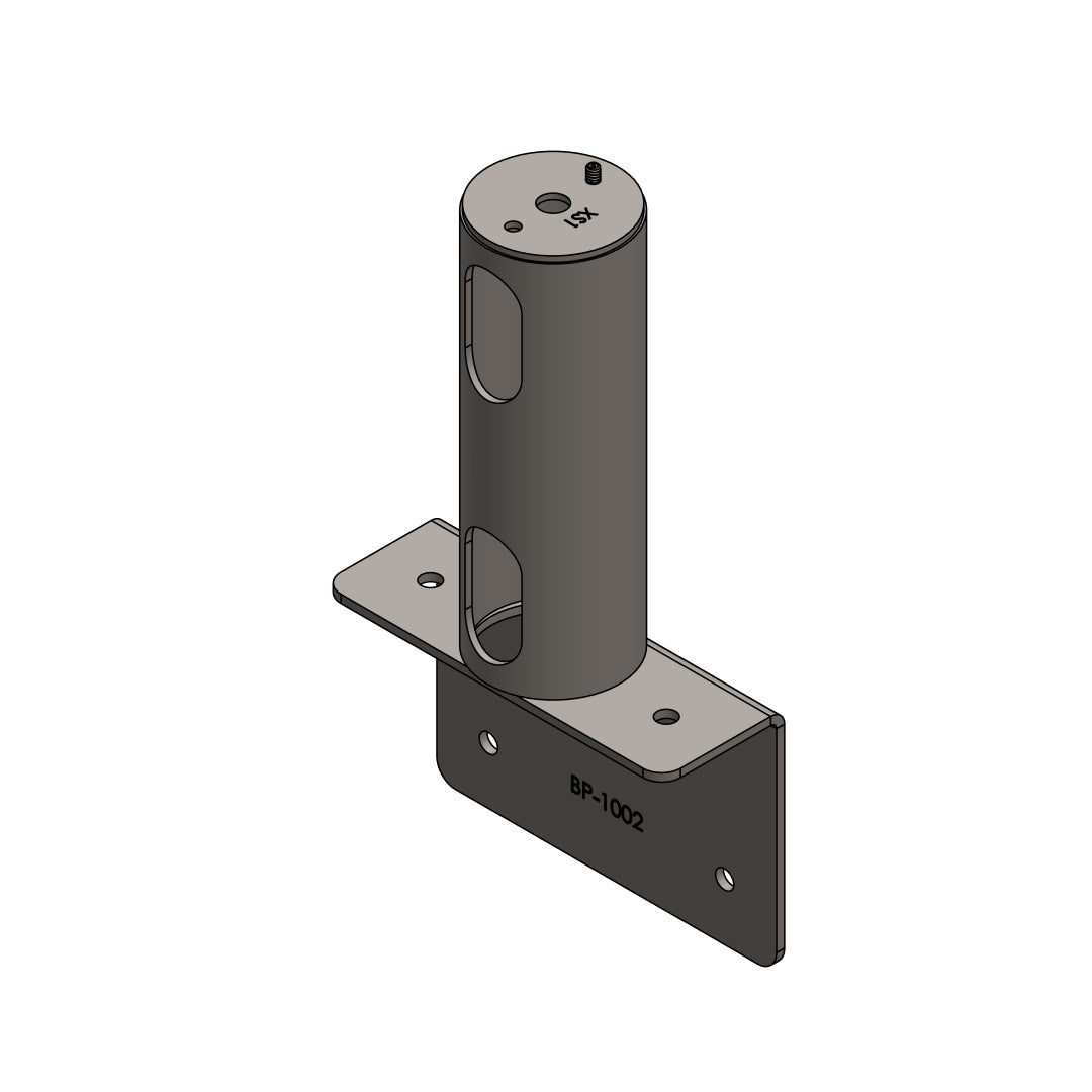 Rail Mount 5" Post