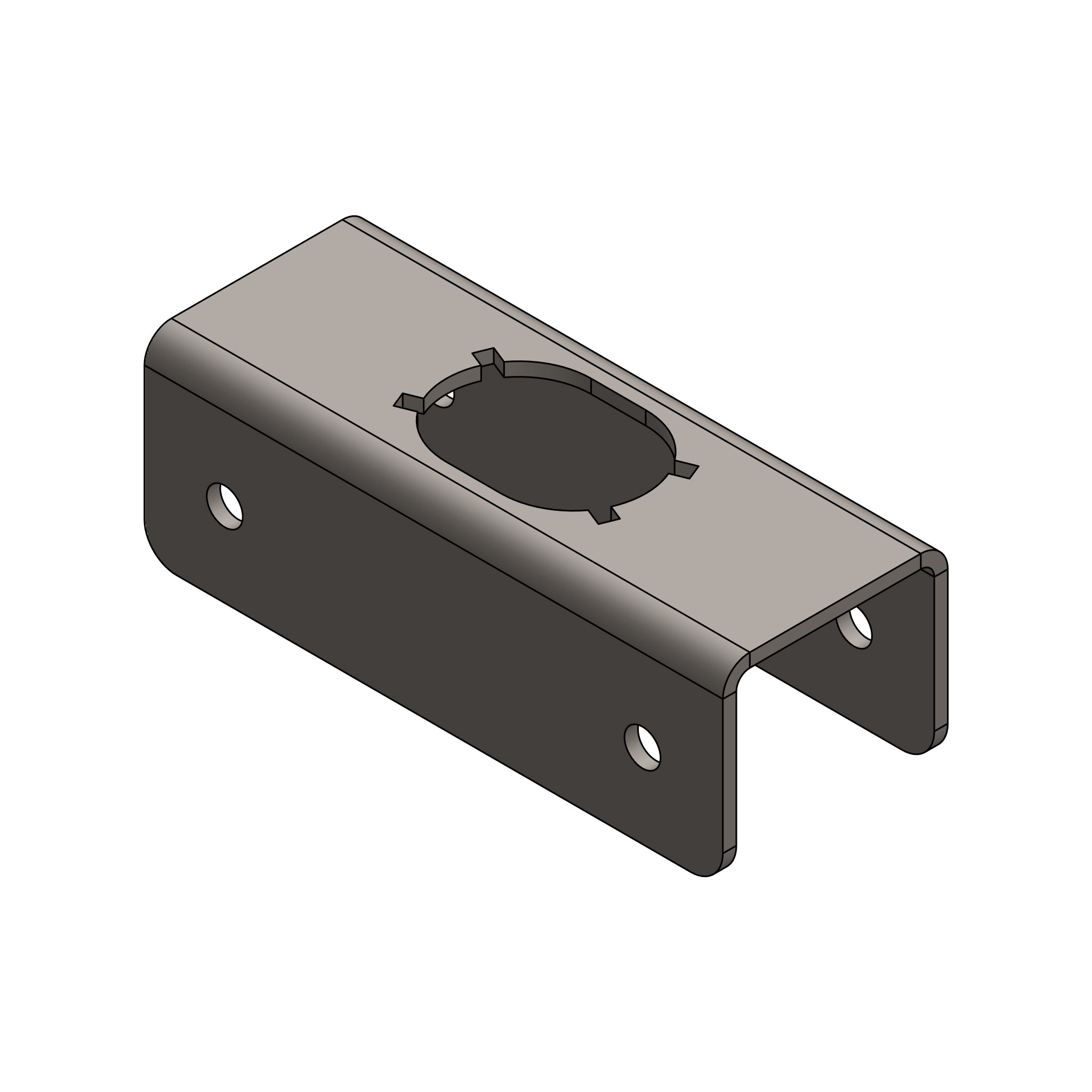 Multi-Pole U Rail Mount Base Plate
