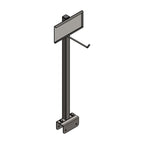 Metal Rail Bag Stand